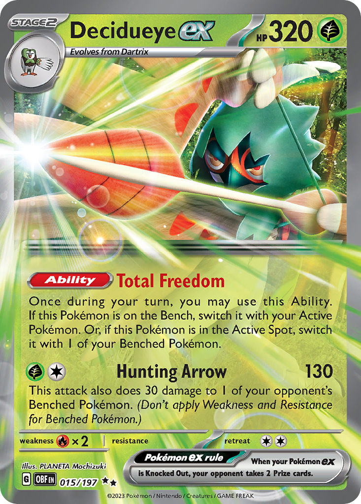 Decidueye ex - 15/197 - Ultra Rare