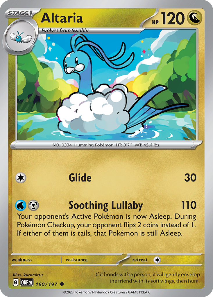 Altaria - 160/197 - Uncommon