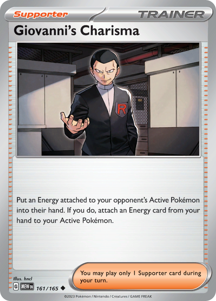 Giovanni's Charisma - 161/165 - Uncommon