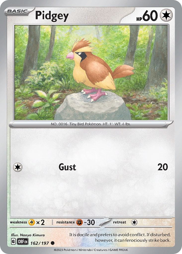 Pidgey - 162/197 - Common