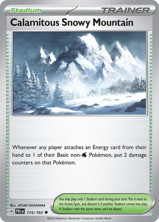 Calamitous Snowy Mountain - 174/193 - Uncommon