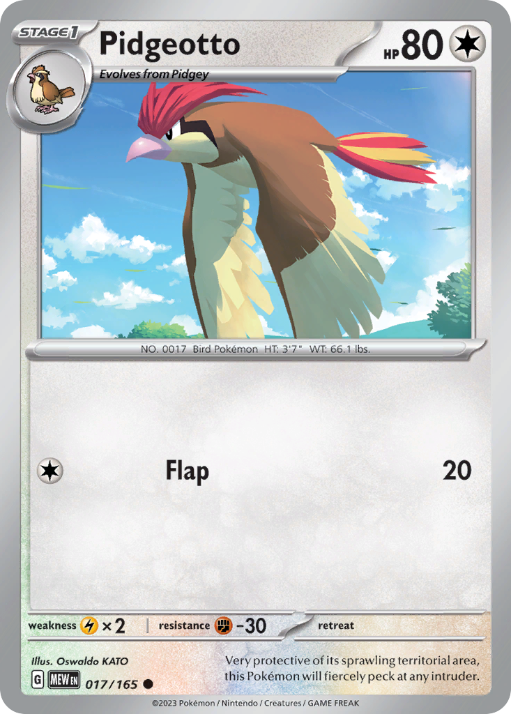 Pidgeotto - 17/165 - Common