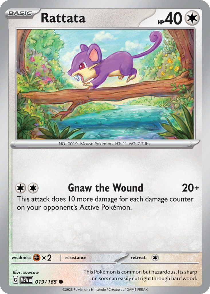 Rattata - 19/165 - Common