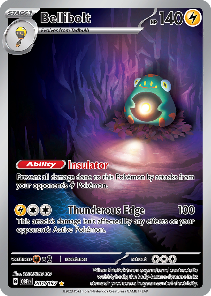 Bellibolt - 201/197 - Illustration Rare