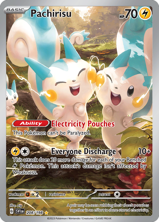 Pachirisu - 208/198 - Illustration Rare