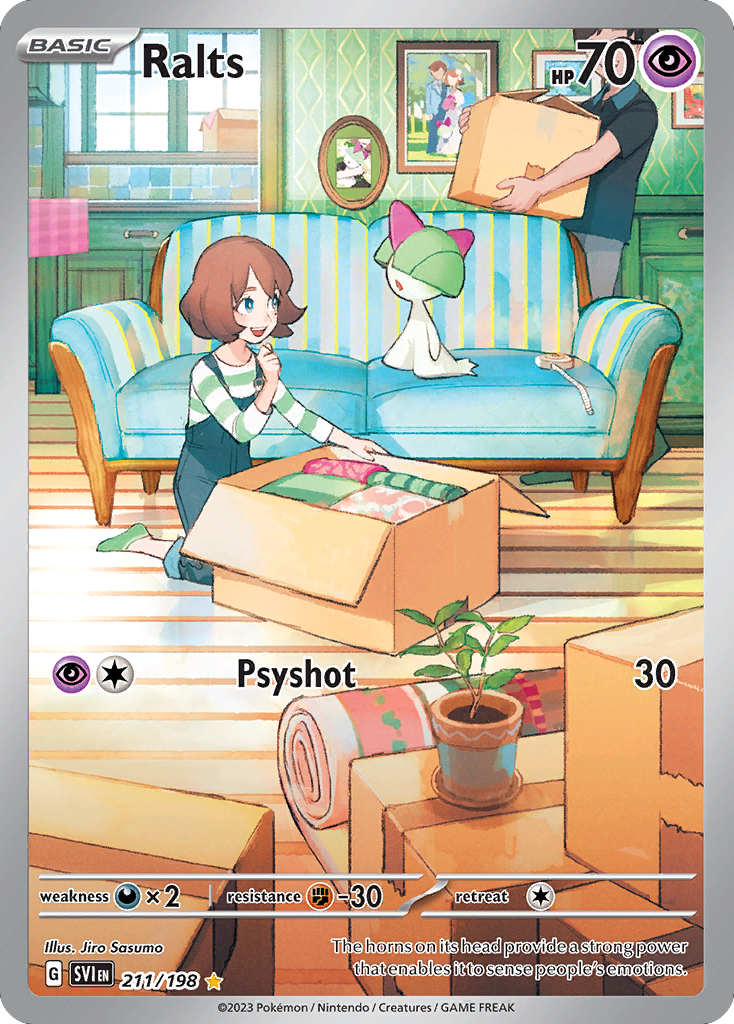 Ralts - 211/198 - Illustration Rare ESPAÑOL