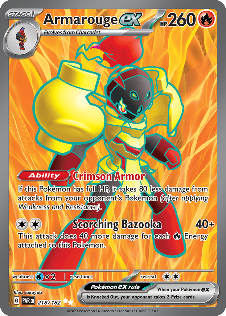 Armarouge ex - 218/182 - Full Art Rare