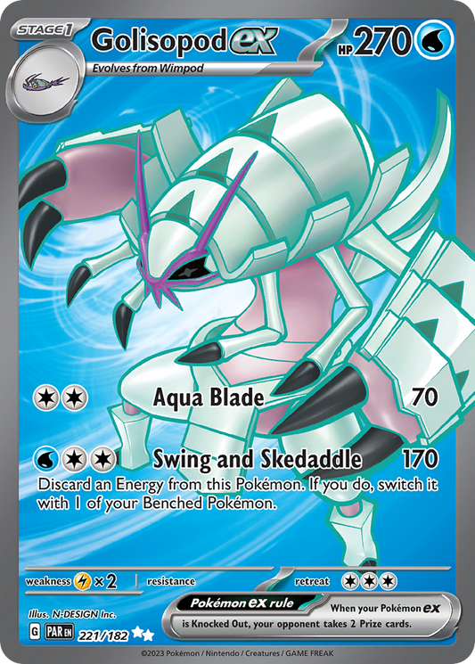 Golisopod ex - 221/182 - Full Art Rare