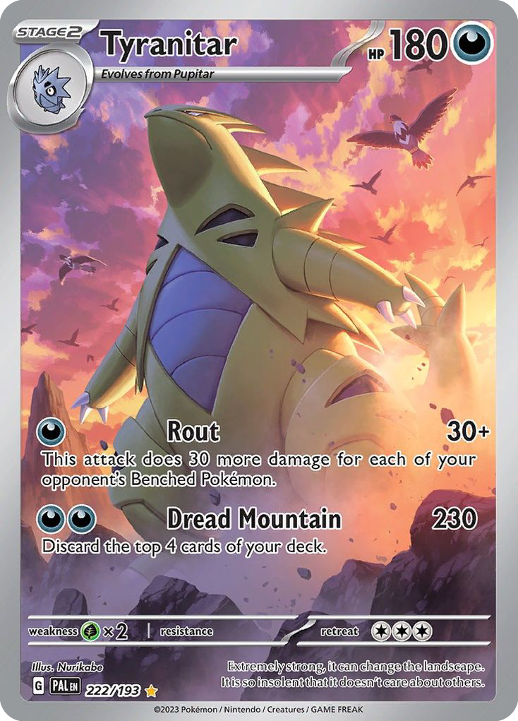 Tyranitar - 222/193 - Illustration Rare
