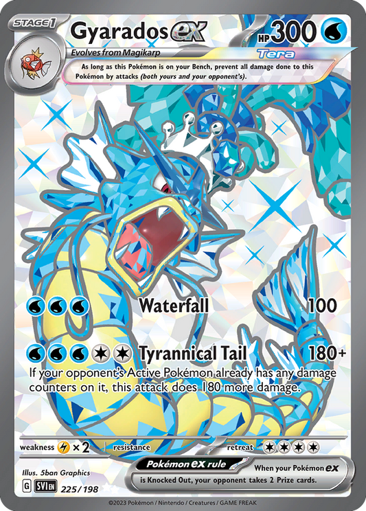 Gyarados ex - 225/198 - Full Art Rare