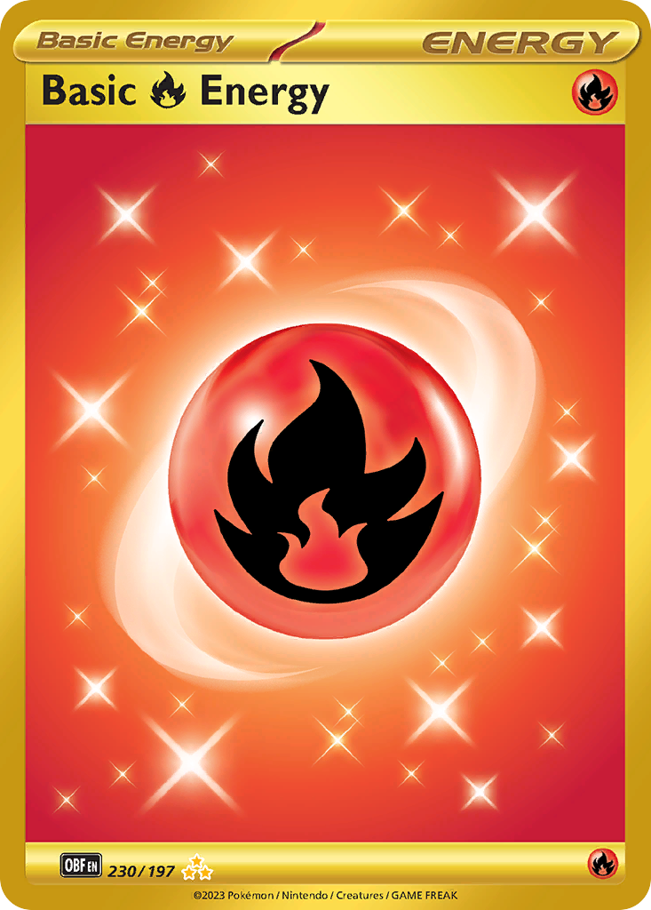 Basic Fire Energy - 230/197 - Hyper Rare