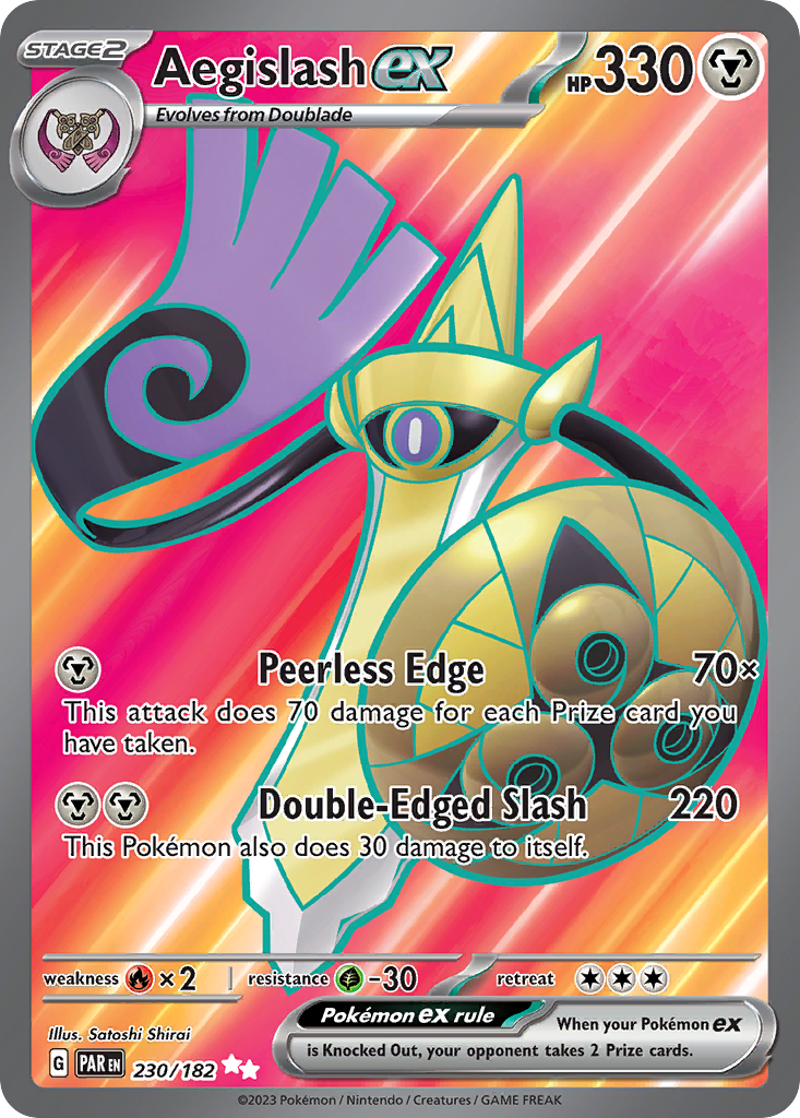 Aegislash ex - 230/182 - Full Art Rare