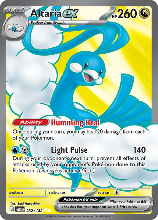 Altaria ex - 232/182 - Full Art Rare