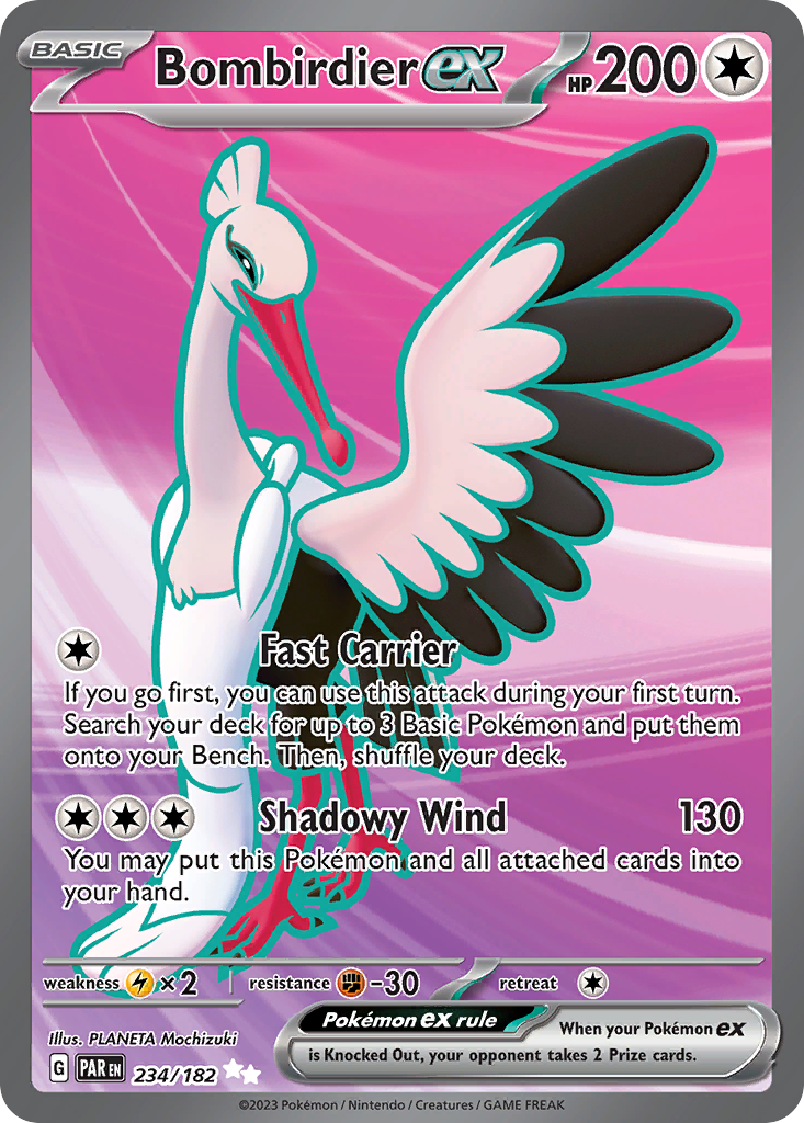 Bombirdier ex - 234/182 - Full Art Rare