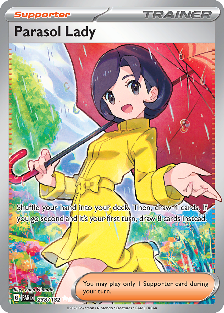 Parasol Lady - 238/182 - Full Art Rare