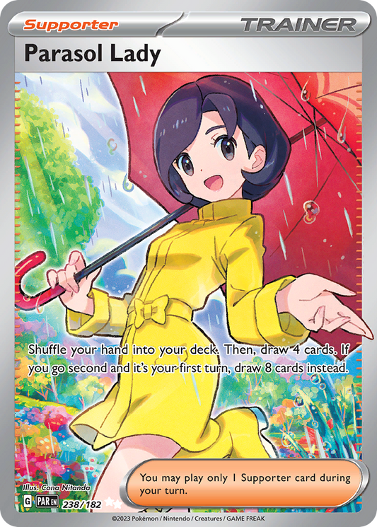 Parasol Lady - 238/182 - Full Art Rare