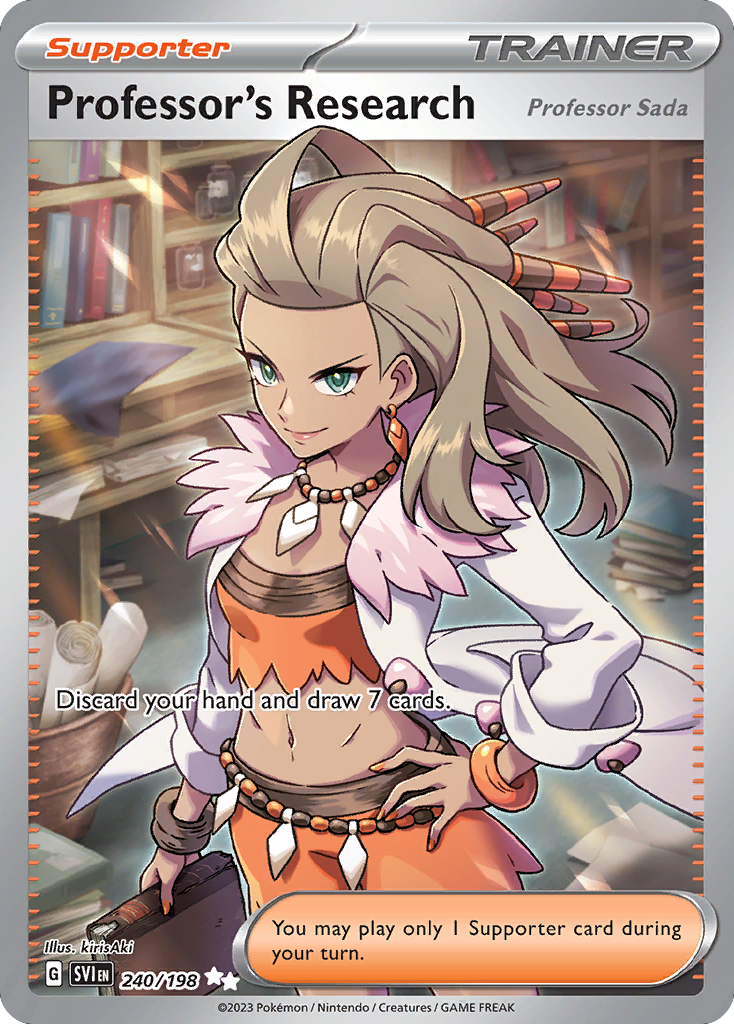 Professor's Research (Professor Sada) - 240/198 - Full Art Rare