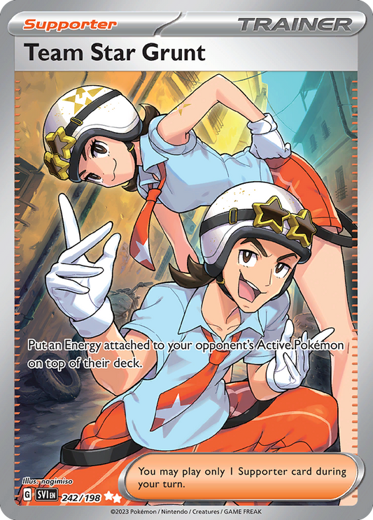 Team Star Grunt - 242/198 - Full Art Rare