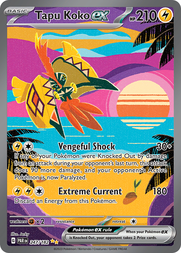 Tapu Koko ex - 247/182 - Special Illustration Rare