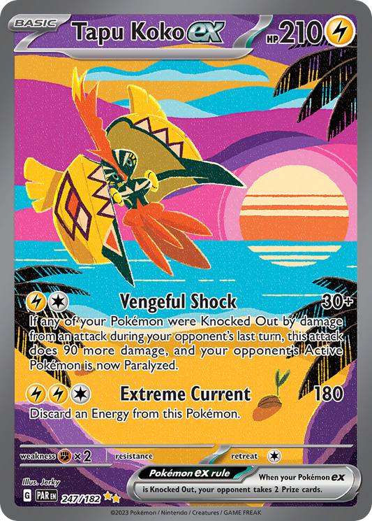 Tapu Koko ex - 247/182 - Special Illustration Rare