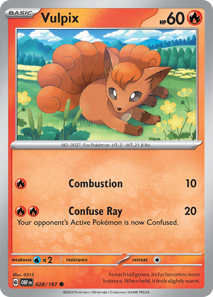 Vulpix - 28/197 - Common