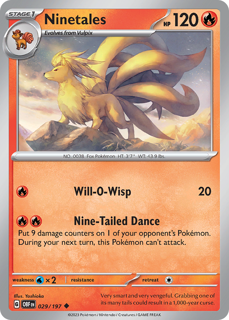 Ninetales - 29/197 - Uncommon