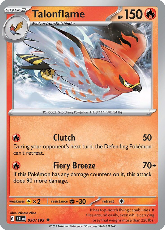 Talonflame - 30/193 - Uncommon