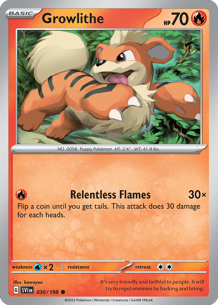 Growlithe - 30/198 - Common