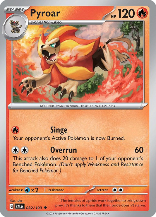 Pyroar - 32/193 - Uncommon