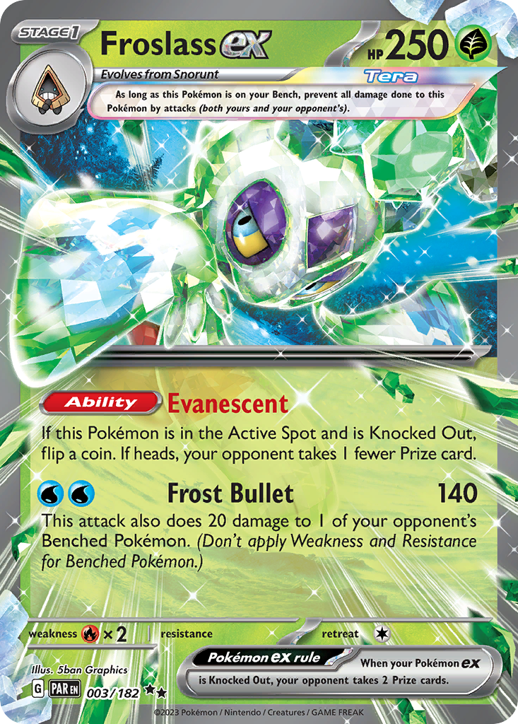 Froslass ex - 3/182 - Ultra Rare