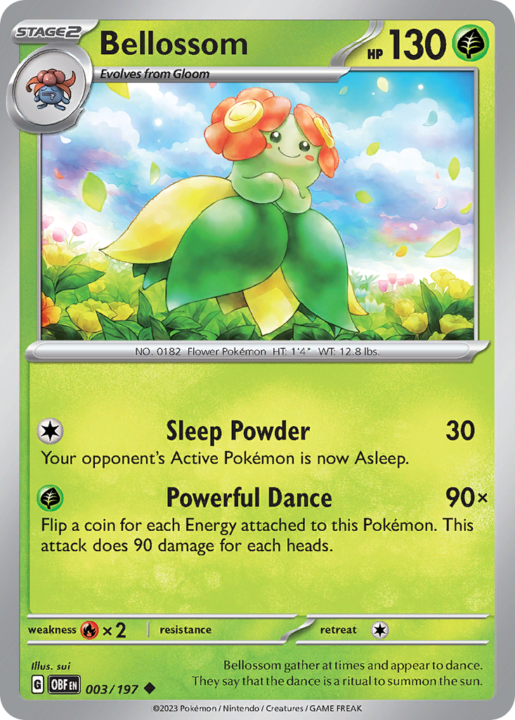 Bellossom - 3/197 - Uncommon