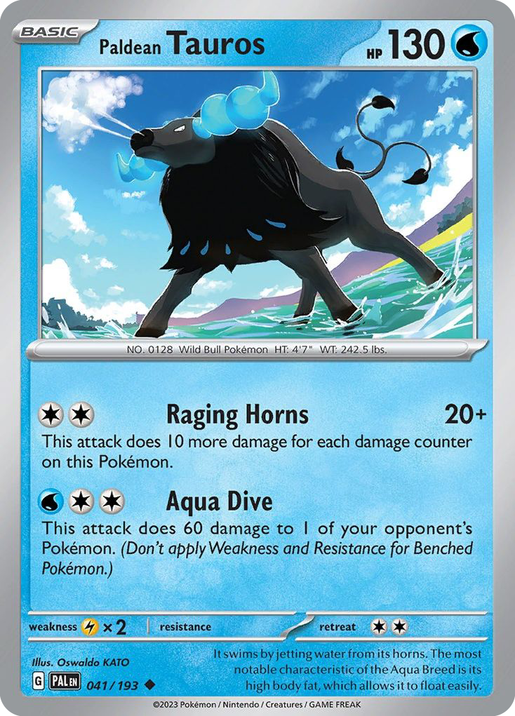 Paldean Tauros - 41/193 - Uncommon