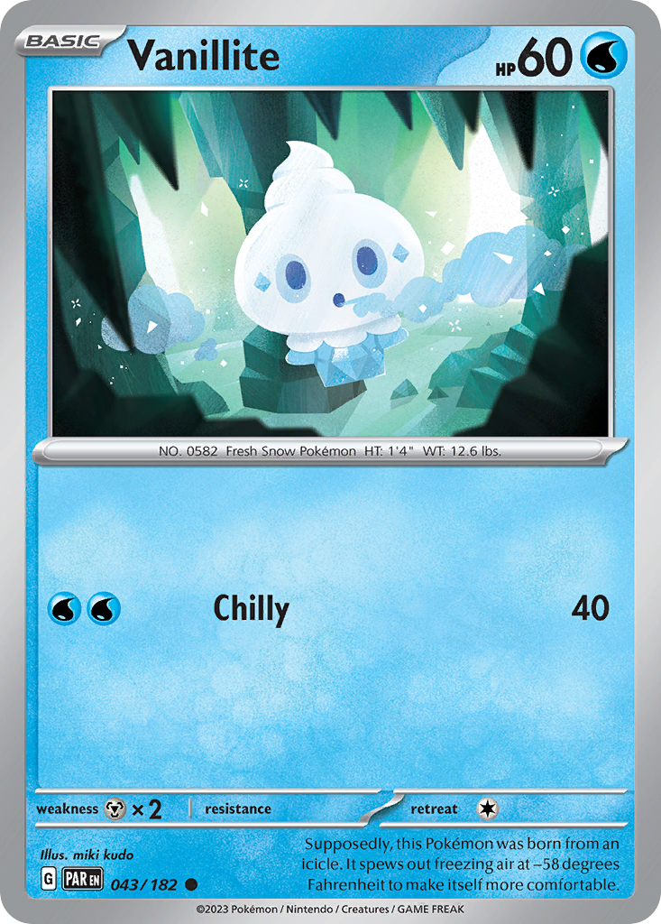 Vanillite - 43/182 - Common