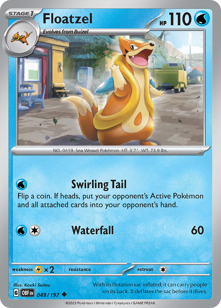 Floatzel - 49/197 - Uncommon