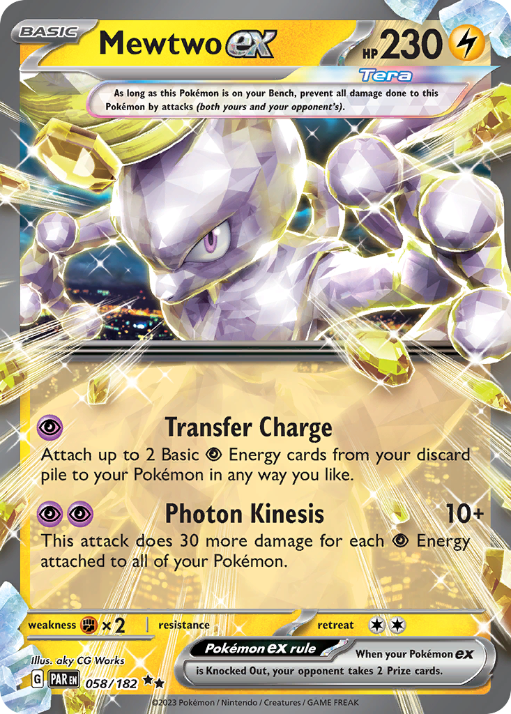 Mewtwo ex - 58/182 - Ultra Rare