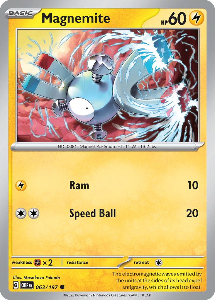 Magnemite - 63/197 - Common