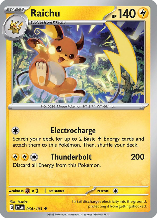 Raichu - 64/193 - Uncommon