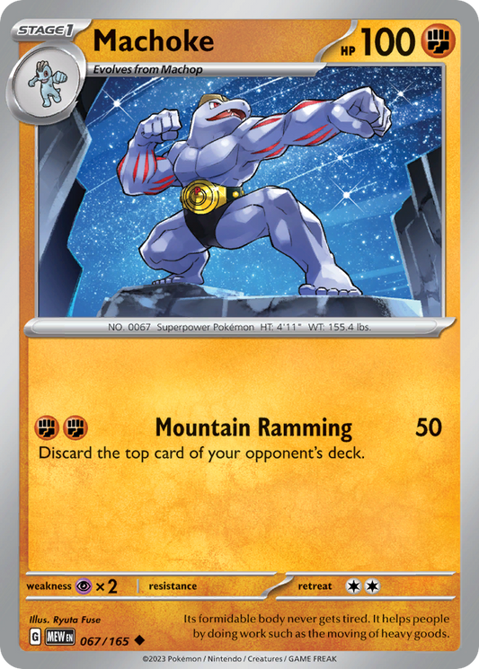 Machoke - 67/165 - Uncommon