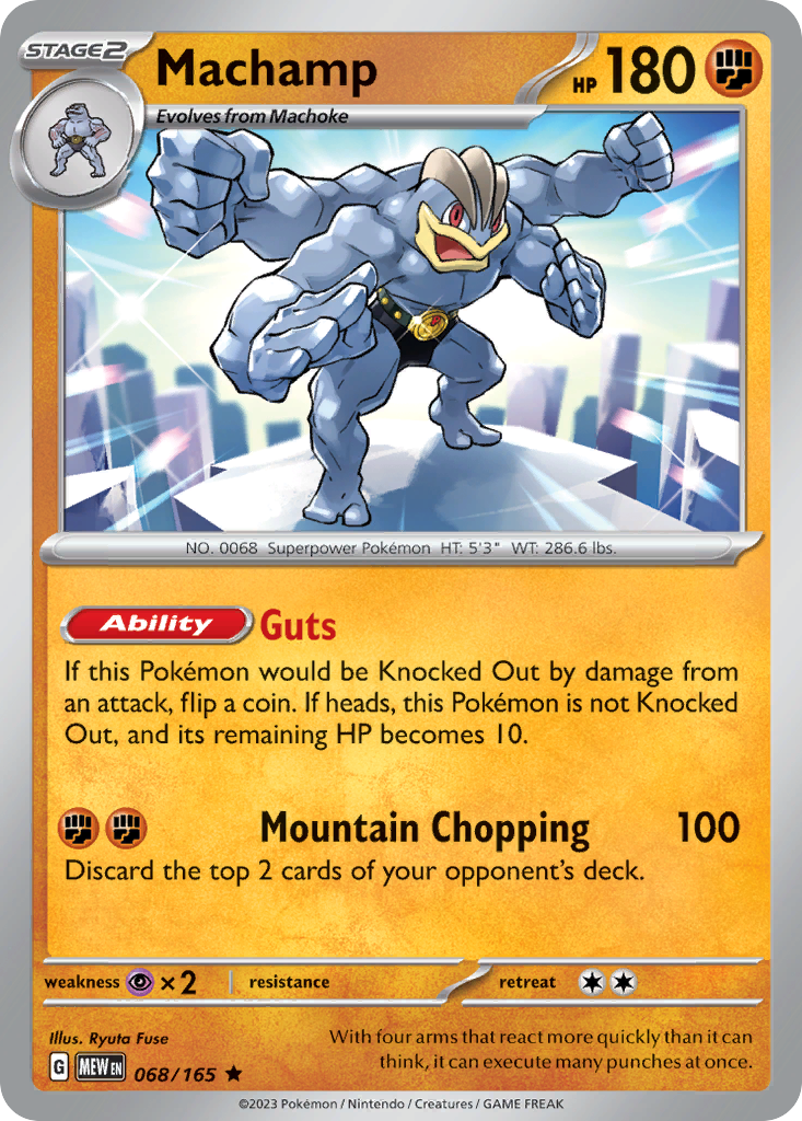 Machamp - 68/165 - Rare