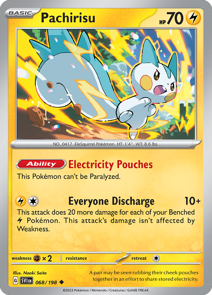 Pachirisu - 68/198 - Uncommon