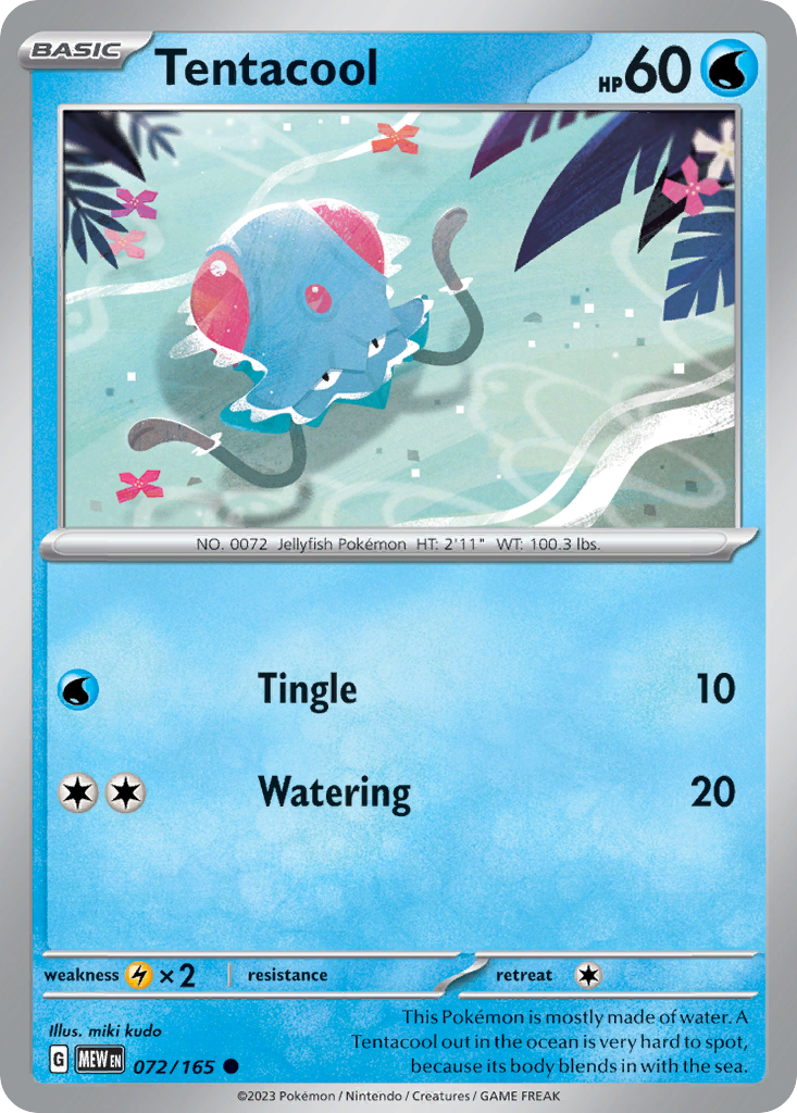 Tentacool - 72/165 - Common