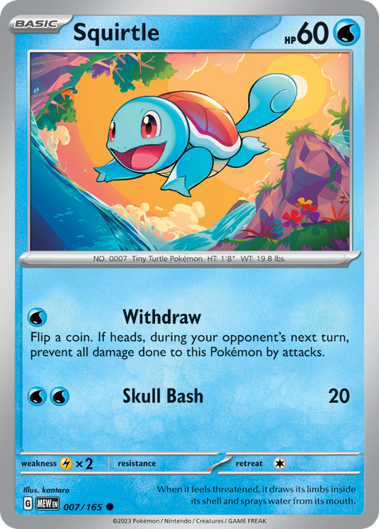 Squirtle - 7/165 - Common