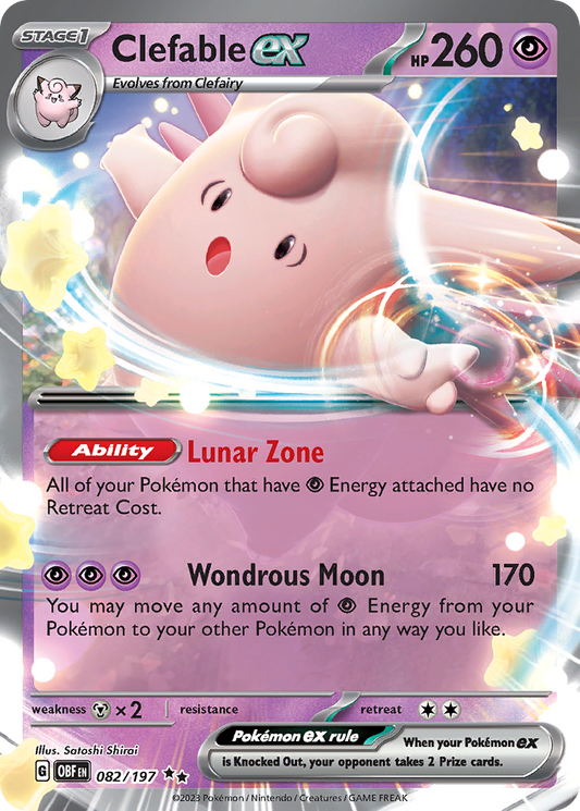 Clefable ex - 82/197 - Ultra Rare