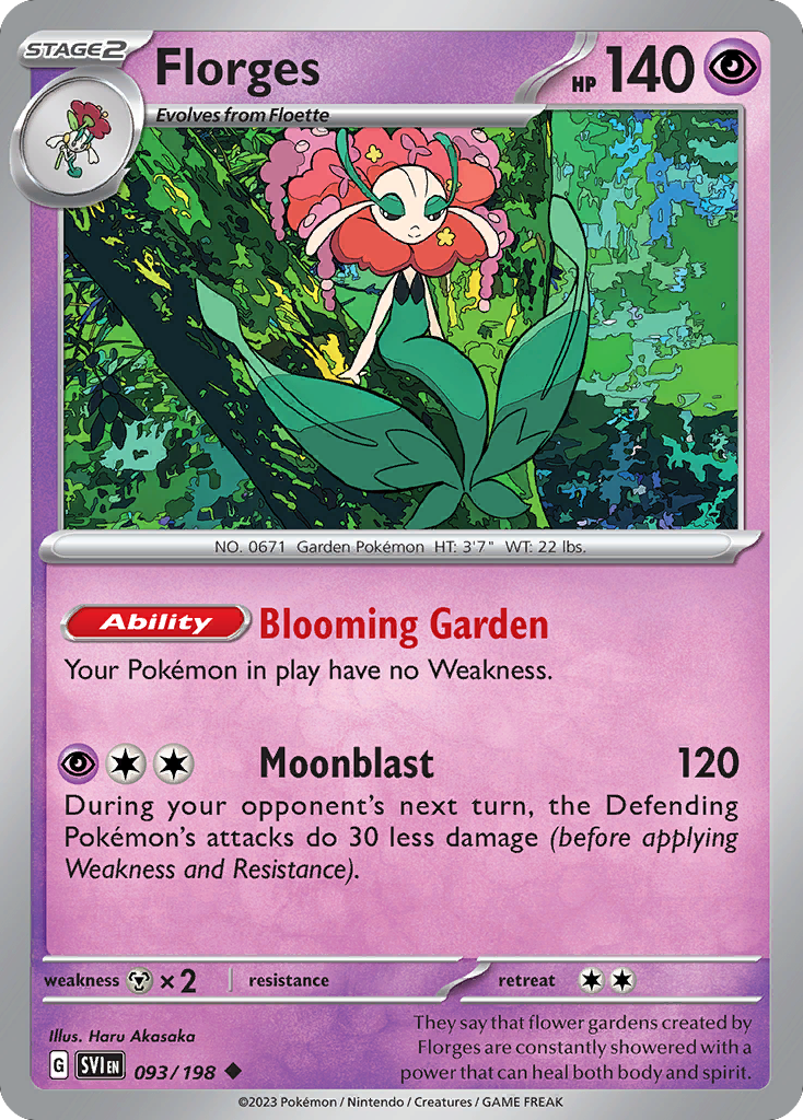 Florges Colorz Florges - 93/198 - Uncommon – MetaGaming