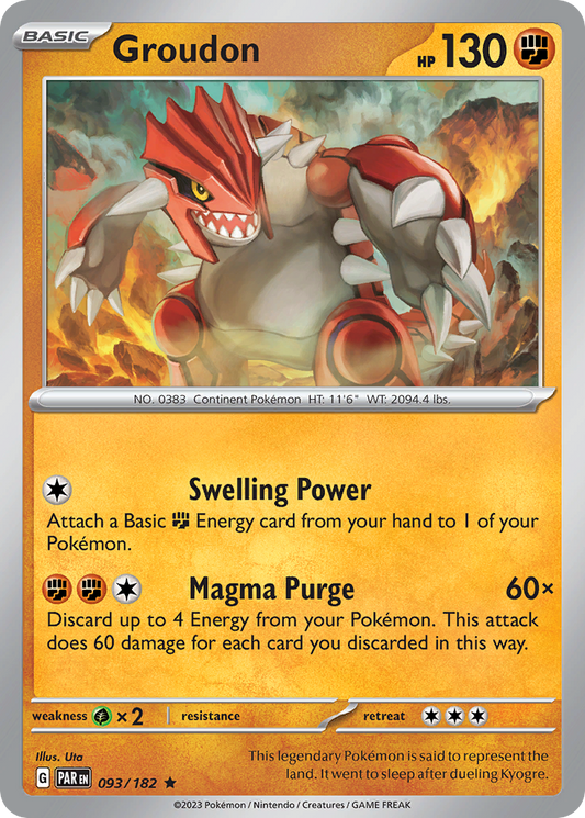 Groudon - 93/182 - Rare