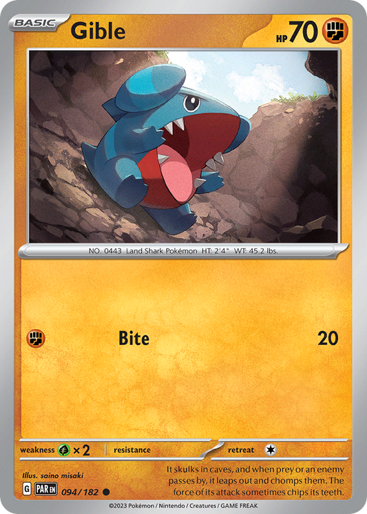 Gible - 94/182 - Common