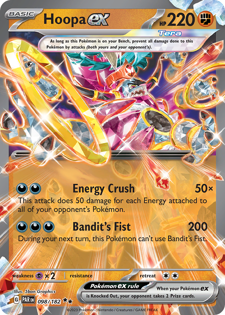 Hoopa ex - 98/182 - Ultra Rare