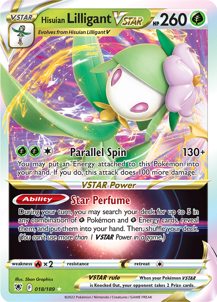 Hisuian Lilligant VSTAR - 18/189 - Ultra Rare