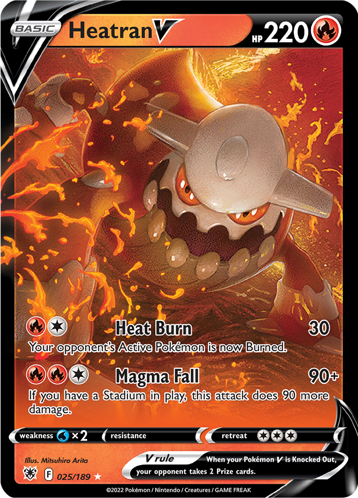 Heatran V - 25/189 - Ultra Rare