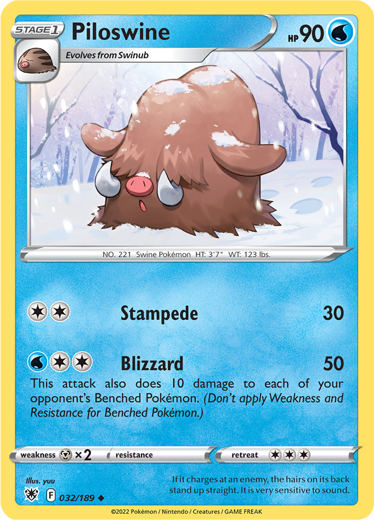 Piloswine - 32/189 - Uncommon